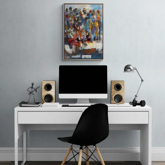 Abstract Rhythmic Harmony Oil Painting Painting