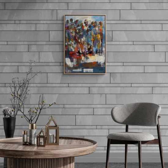 Abstract Rhythmic Harmony Oil Painting Painting