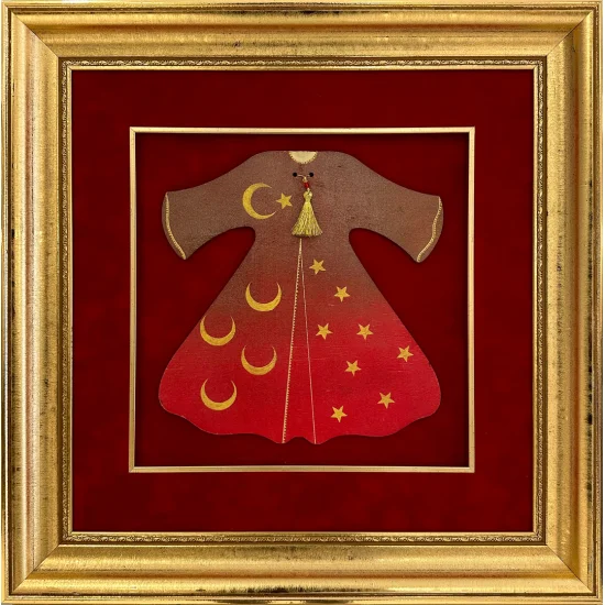 Elle Süslenmiş Duralite Kaftan Hat Sanatı Tablosu