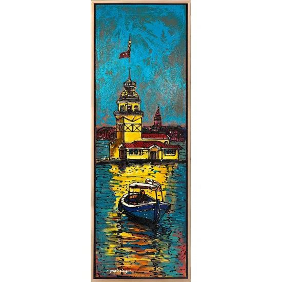 The Glow of the Maidens Tower Oil Painting