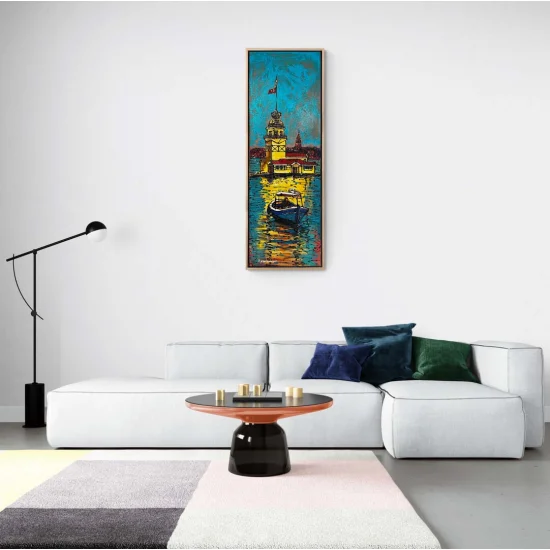 The Glow of the Maidens Tower Oil Painting