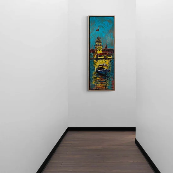 The Glow of the Maidens Tower Oil Painting