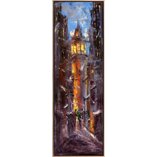 Galatanın Kanat Çırpışları Yağlı Boya Tablosu