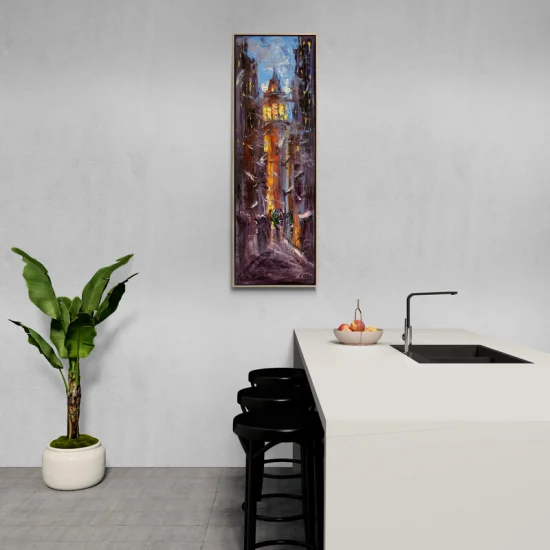 Galatanın Kanat Çırpışları Yağlı Boya Tablosu