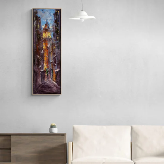 Galatanın Kanat Çırpışları Yağlı Boya Tablosu