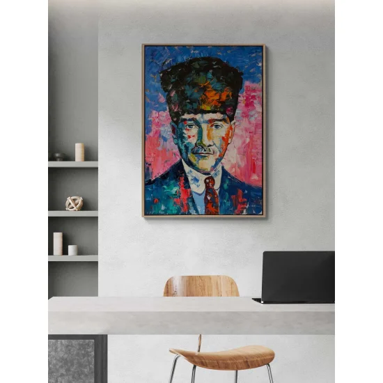 Cumhuriyetin Yüzü Yağlı Boya Tablosu