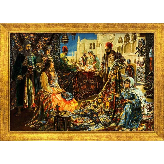 The Merchants Exhibition Silk Weaving Painting