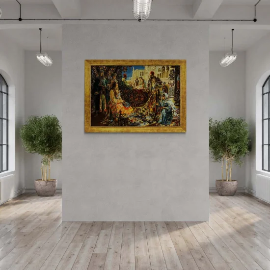 The Merchants Exhibition Silk Weaving Painting