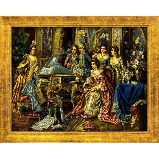 Saray Geceleri İpek Dokuma Tablosu