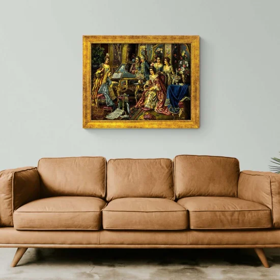 Saray Geceleri İpek Dokuma Tablosu