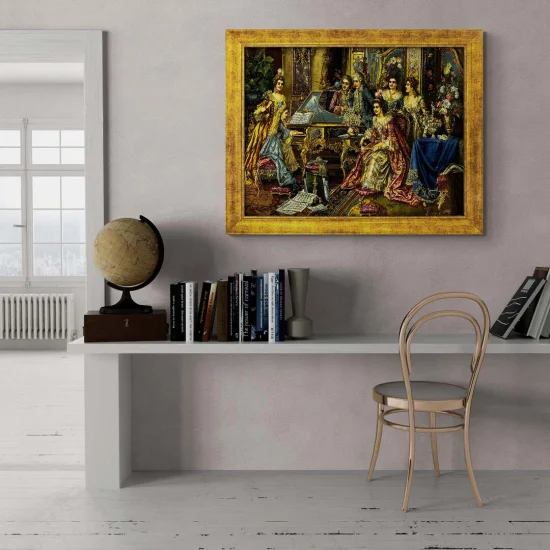 Saray Geceleri İpek Dokuma Tablosu