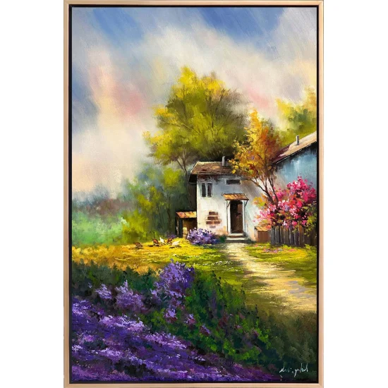 Doğanın Renkleri ve Ev Yağlı Boya Tablosu