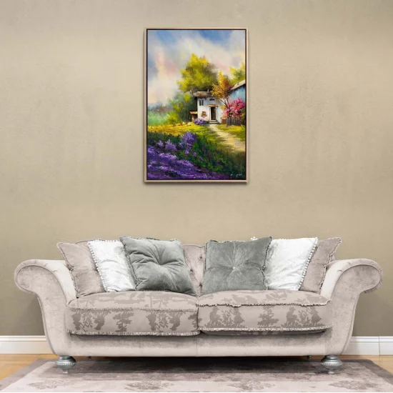 Doğanın Renkleri ve Ev Yağlı Boya Tablosu