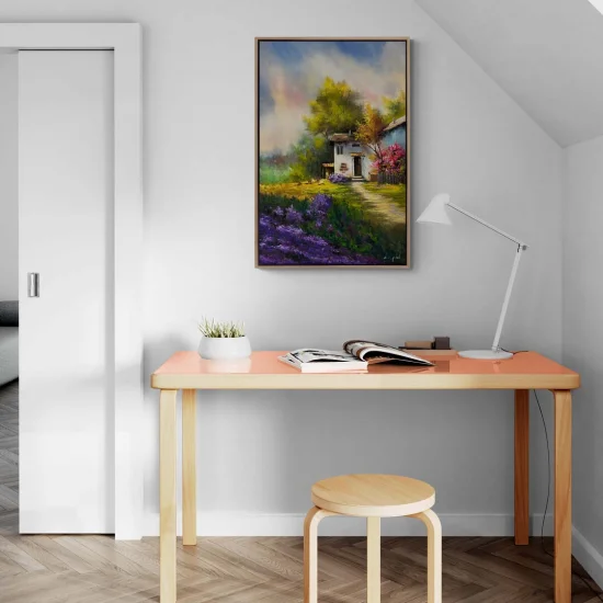 Doğanın Renkleri ve Ev Yağlı Boya Tablosu