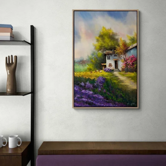 Doğanın Renkleri ve Ev Yağlı Boya Tablosu