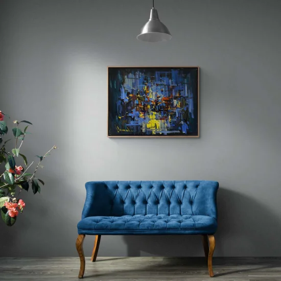 Storm of Colors Oil Painting