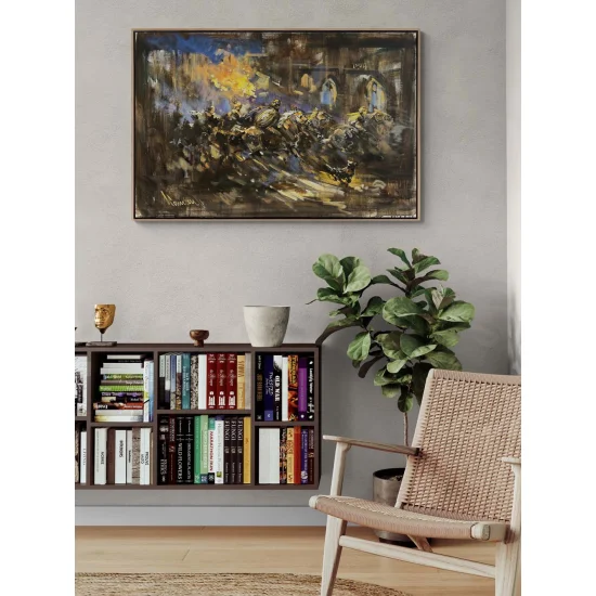 Savaşın Ruhu Yağlı Boya Tablosu