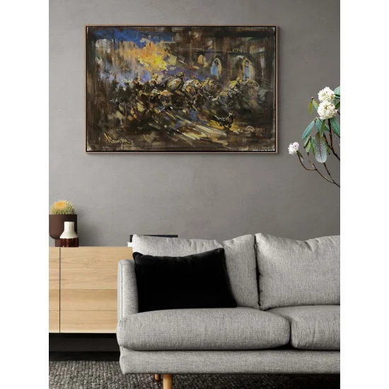 Savaşın Ruhu Yağlı Boya Tablosu