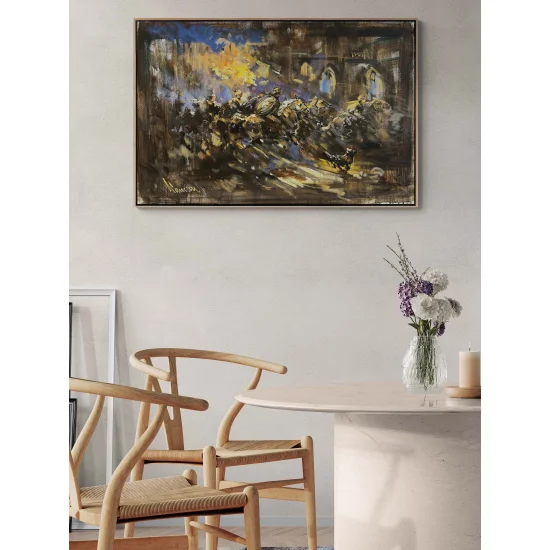 Savaşın Ruhu Yağlı Boya Tablosu