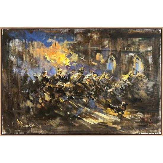 Savaşın Ruhu Yağlı Boya Tablosu