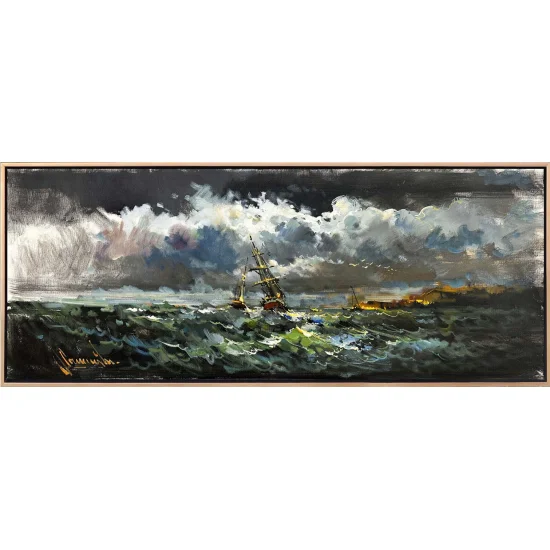 The Wild Waves of the Sea Oil Painting