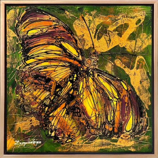 The Melody of Colorful Wings Oil Painting