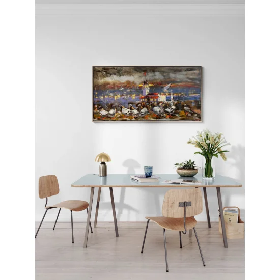 The Winged Guests of Maiden’s Tower Oil Painting