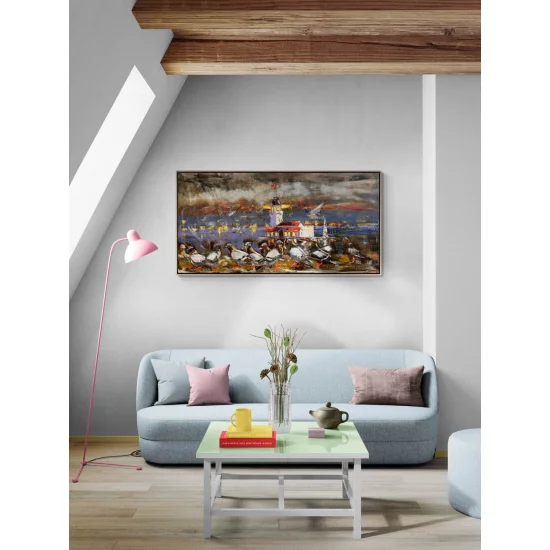 The Winged Guests of Maiden’s Tower Oil Painting