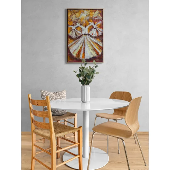 The Divine Cycle of the Whirling Dervishes Oil Painting