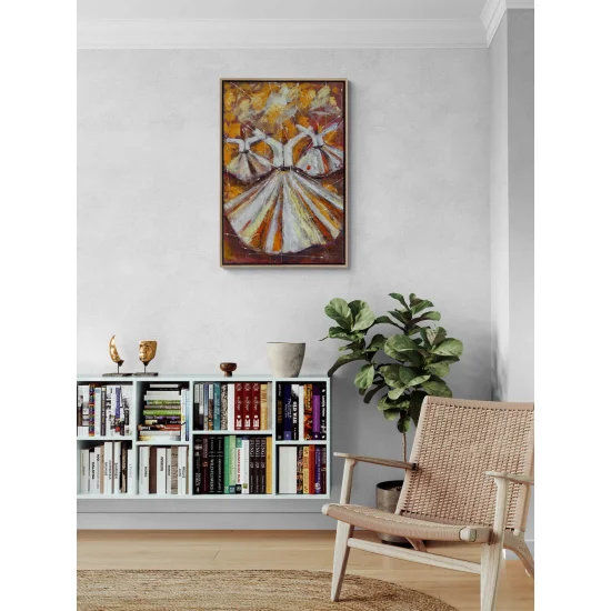 The Divine Cycle of the Whirling Dervishes Oil Painting