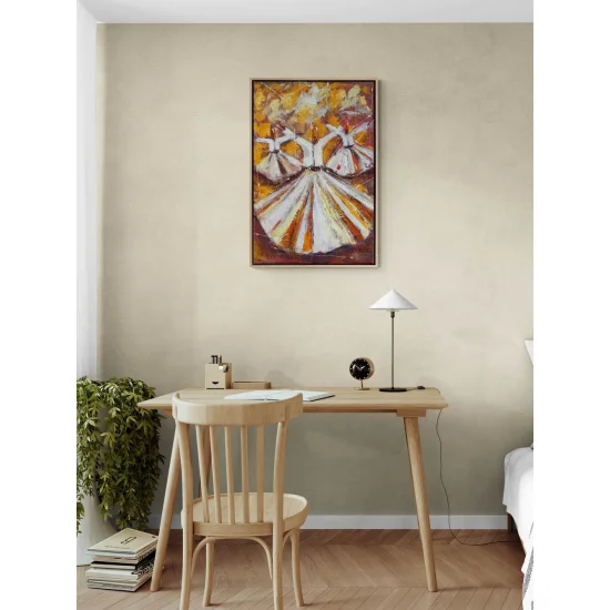 The Divine Cycle of the Whirling Dervishes Oil Painting