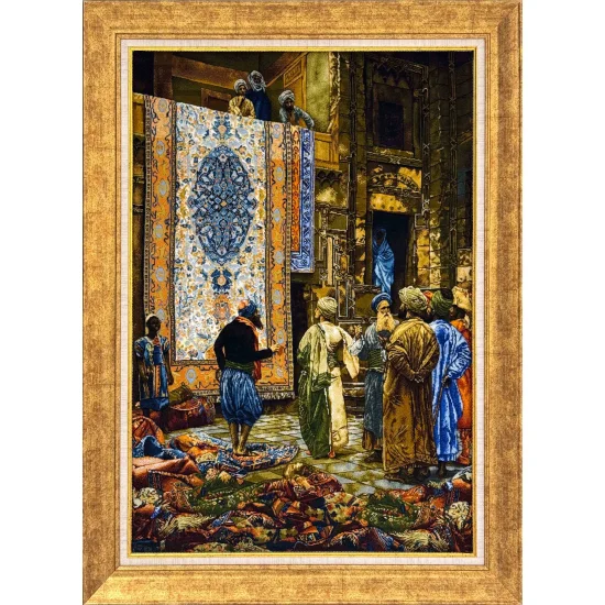 Halı Tüccarı Yağlı Boya Tablosu