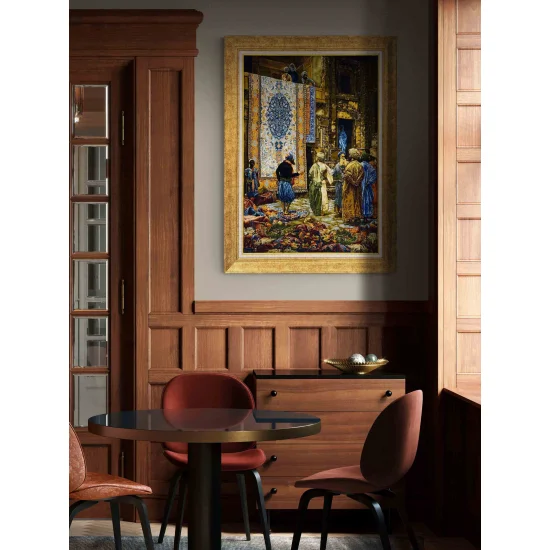 Halı Tüccarı Yağlı Boya Tablosu