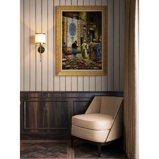 Halı Tüccarı Yağlı Boya Tablosu