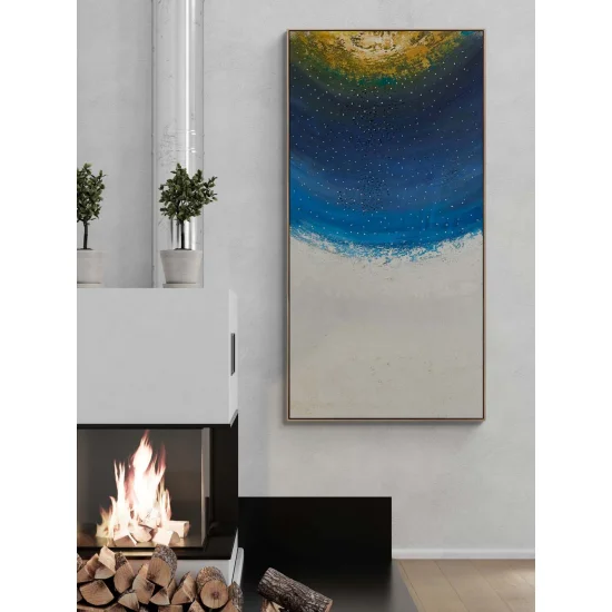 Düşlerin Harmanı Yağlı Boya Tablosu