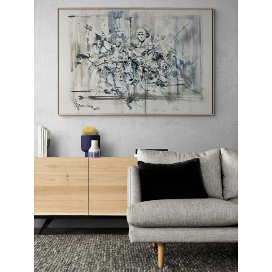 Düşlerin Geometrisi Yağlı Boya Tablosu