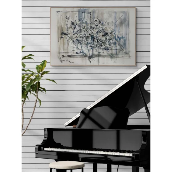 Düşlerin Geometrisi Yağlı Boya Tablosu