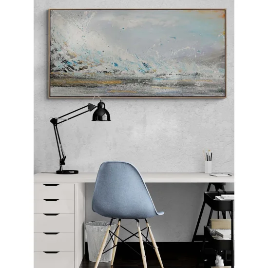 Beyaz Düşler Yağlı Boya Tablosu