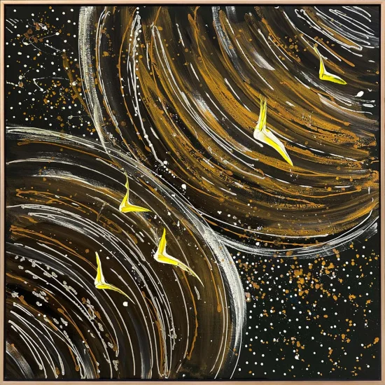 Wings of the Shadow Oil Painting