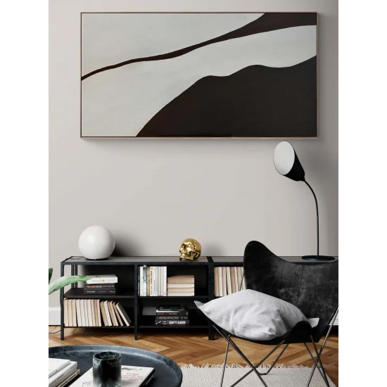 Geometrik Arayış Yağlı Boya Tablosu