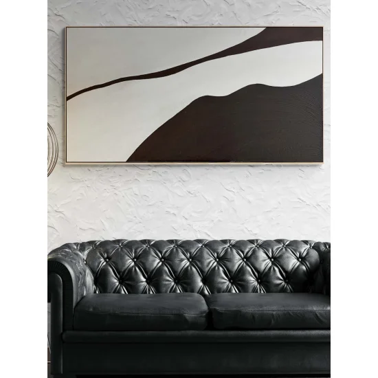 Geometrik Arayış Yağlı Boya Tablosu