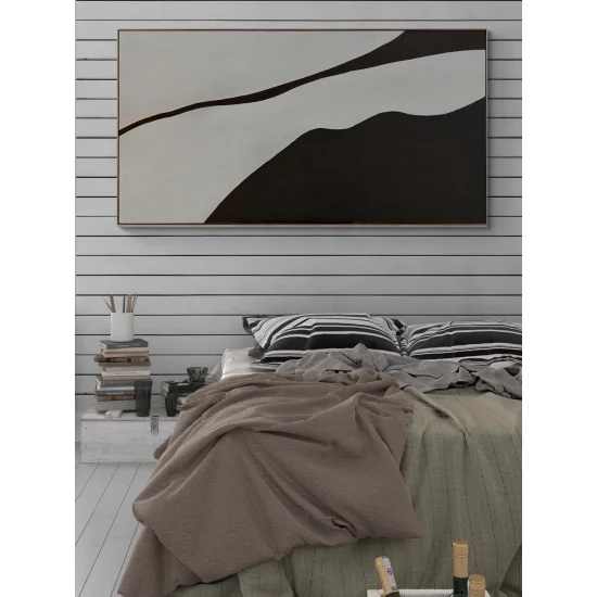 Geometrik Arayış Yağlı Boya Tablosu