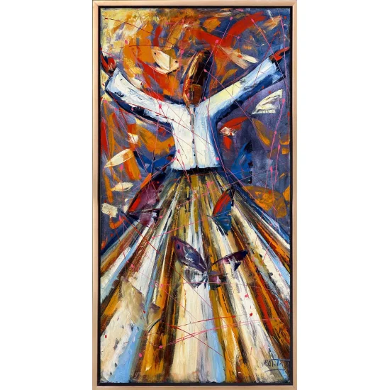 Semazen Yolculuğu Yağlı Boya Tablosu