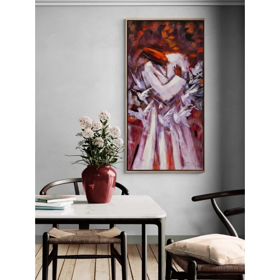 The Whirling Dervish and the Butterfly Oil Painting