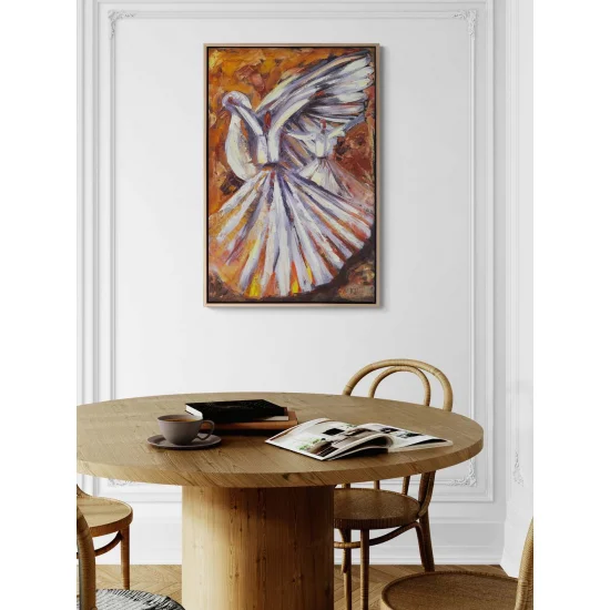 The Whirling Dervish and the Dove Oil Painting