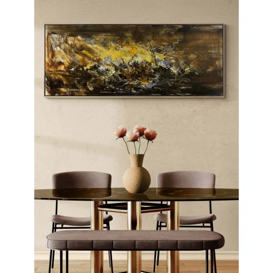 Düşsel Kaos Yağlı Boya Tablosu