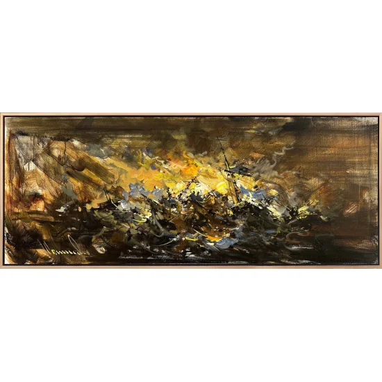 Düşsel Kaos Yağlı Boya Tablosu