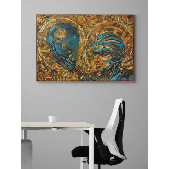 Mechanical Revolution Oil Painting