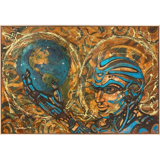 Mechanical Revolution Oil Painting