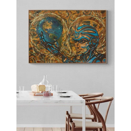 Mechanical Revolution Oil Painting